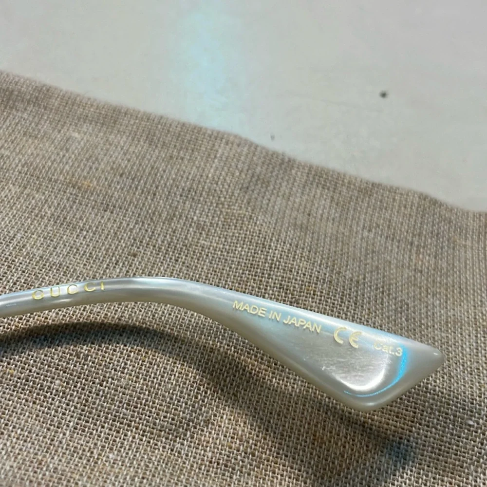 $ALE-Gucci Feline Round Metal Sunglasses - Picture 6 of 10